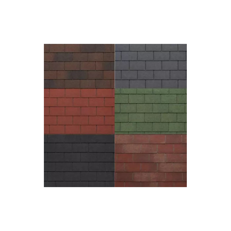 PLACA ASFALTICA TEGOLA PREMIUM ROJA JASPEADO 1000x340mm (PAQ.3.05m2)
