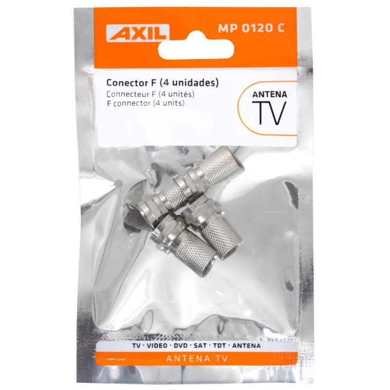 CONECTOR "F" (4UNID)