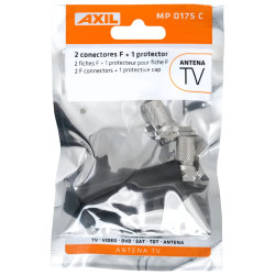 CONECTOR "F"+ PROTECTOR EXT. (2UND)