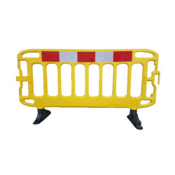 VALLA PLASTICA NAVIGATOR AMARILLO REFLECTANTE 2x1M