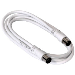 CABLE PROLONGACION ANTENA BLANCO (ROLLO 1.5MTS)