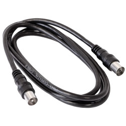 CABLE PROLONGACION ANTENA NEGRO (ROLLO 1.5MTS)