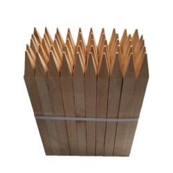 ESTACA DE MADERA C/PUNTA 3x3x50CM