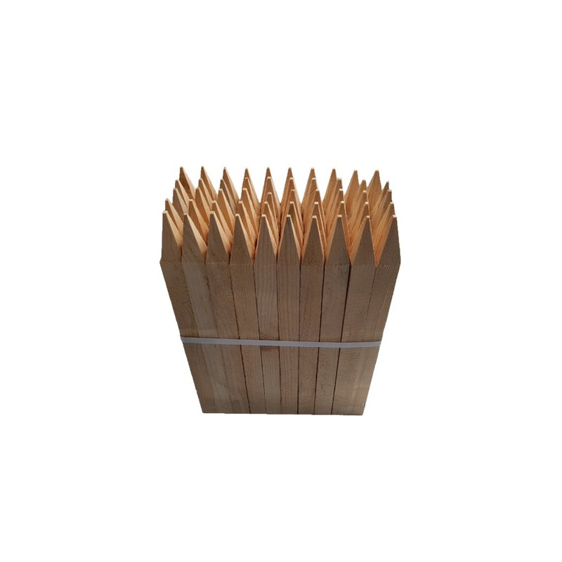 ESTACA DE MADERA C/PUNTA 3x3x100CM