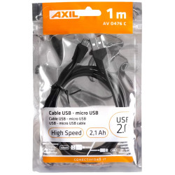 CABLE SINCRONIZACION Y CARGA USB-MICROUSB