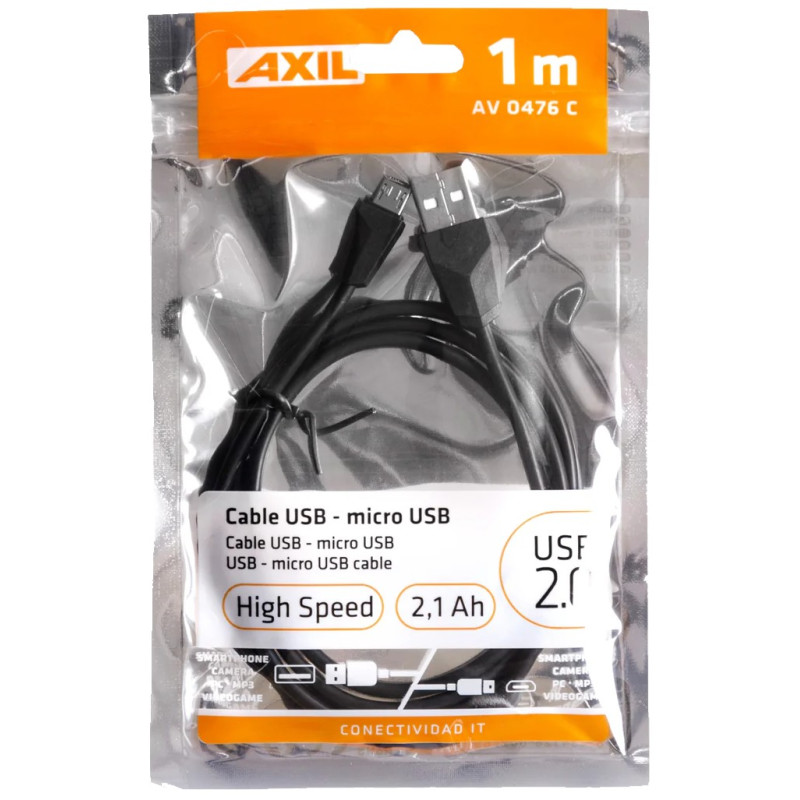 CABLE SINCRONIZACION Y CARGA USB-MICROUSB