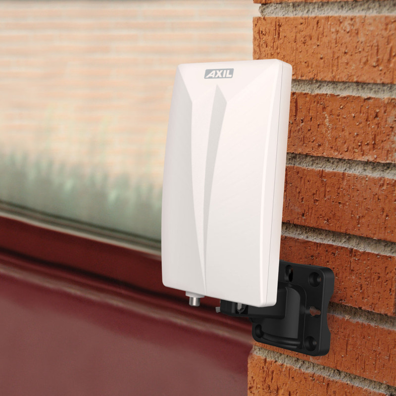 ANTENA TDT-UHF ELECTRÓNICA EXTERIOR LTE 5G AXIL