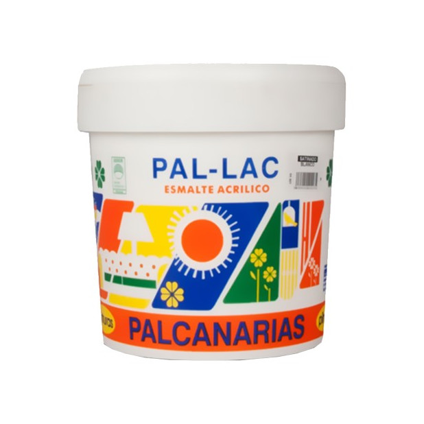 ESMALTE PAL LAC SATINADO BLANCO 4LTS.