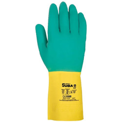 GUANTE CAPITOL II BICOLOR LATEX FLOCADO T.10