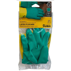 GUANTE CAPITOL II BICOLOR LATEX FLOCADO T.10