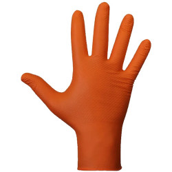 GUANTE AGILITY GRIP NITRILO AMBIDEX NARANJA
