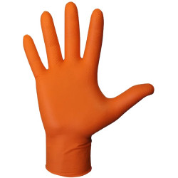 GUANTE AGILITY GRIP NITRILO AMBIDEX NARANJA