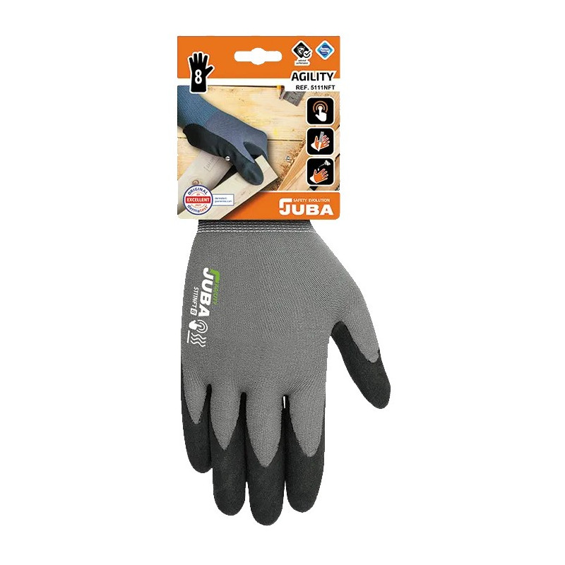 GUANTE AGILITY NYLON/SPANDEX RECU PALMA T.11