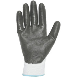 GUANTE POLIESTER REC. ECO NITRILO GRIS T.11