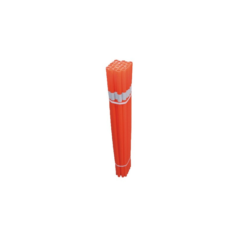 TUBO NARANJA SEÑALIZACION C/REFLECTANTE 5X1M