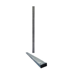 POSTE GALVA FRIO 80x40x2MM TAPA METALICA 3M
