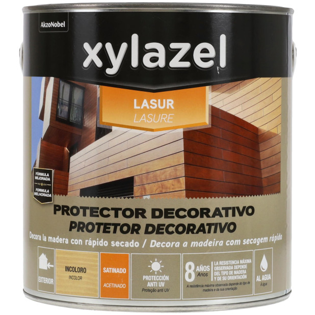 PROTECTOR LASUR AGUA SATINADO INCOLORO 4LTS
