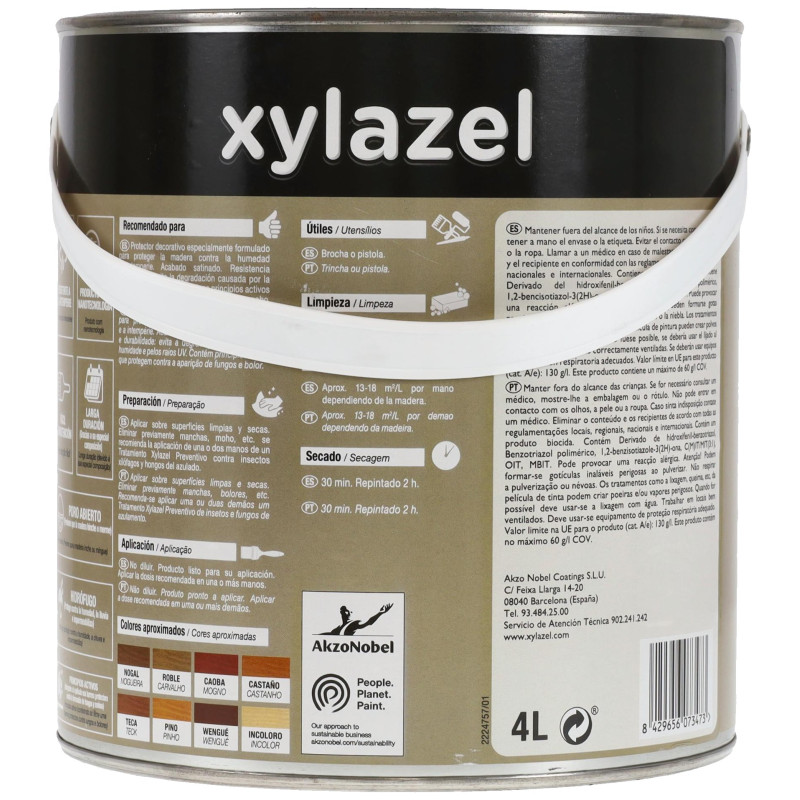 PROTECTOR LASUR AGUA SATINADO INCOLORO 4LTS