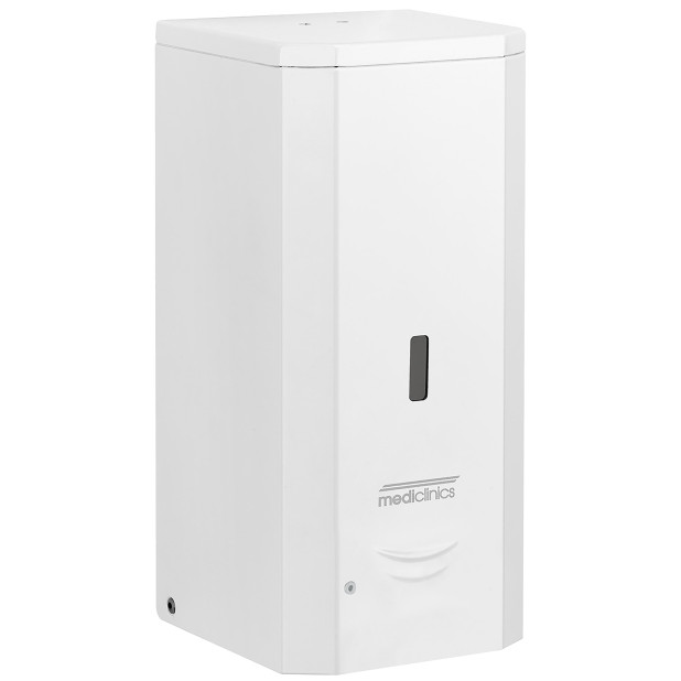 DOSIFICADOR JABON AUTOMATICO INOX BLANCO 1LTS