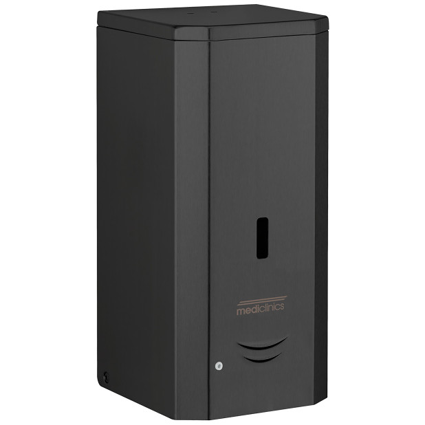 DOSIFICADOR JABON AUTOMATICO INOX NEGRO 1LTS