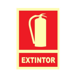 SEÑAL EXTINTOR A4 FOTOLUM