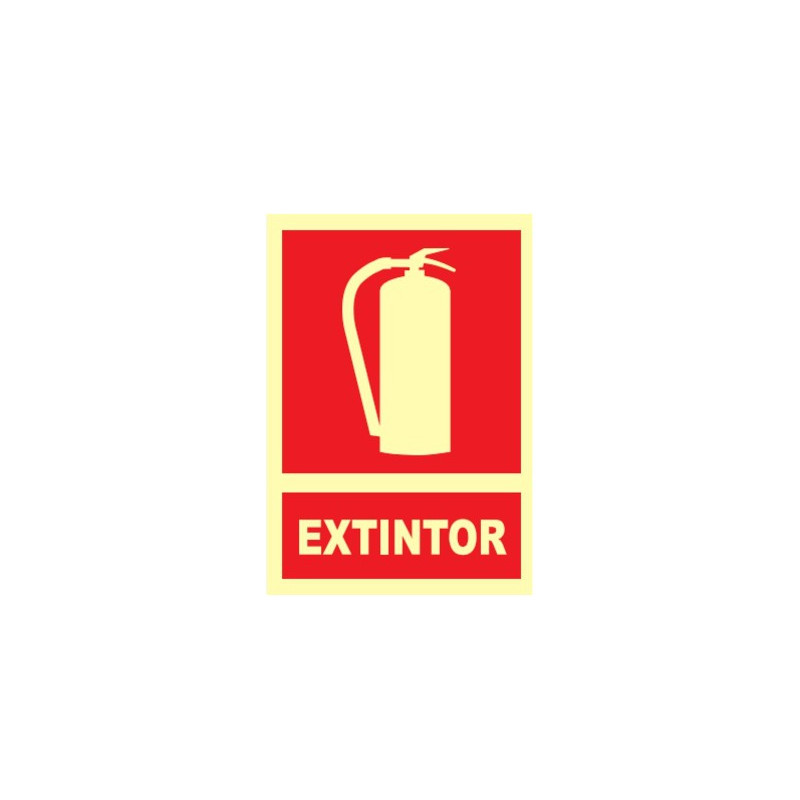 SEÑAL EXTINTOR A4 FOTOLUM