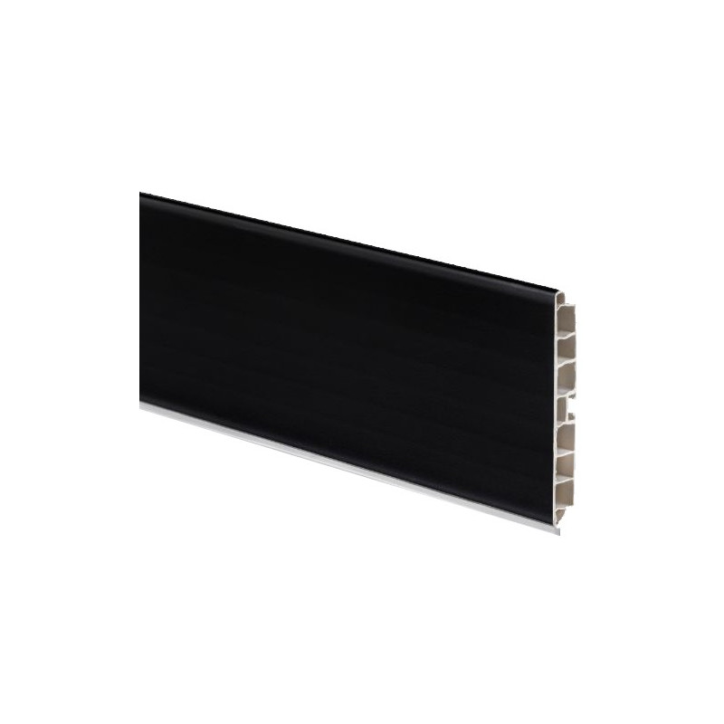 ZOCALO PVC/MELAM. NEGRO 100mm