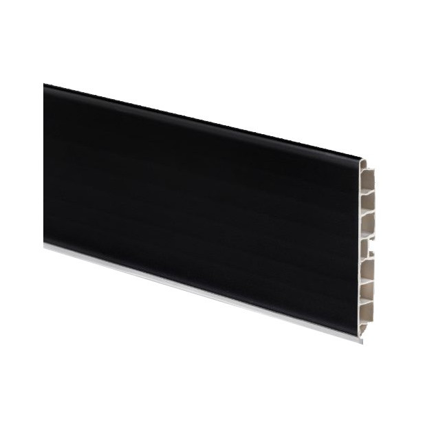 ZOCALO PVC/MELAM. NEGRO 100mm