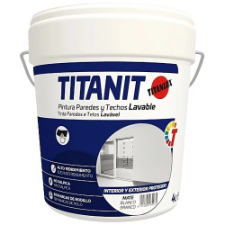 PINTURA TITANIT MATE BLANCO 4LTS.