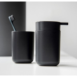 DOSIFICADOR JABON DAVOS NEGRO MATE
