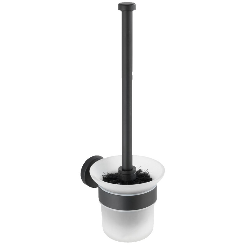 ESCOBILLERO ACERO INOX MURAL BOSIO NEGRO MATE