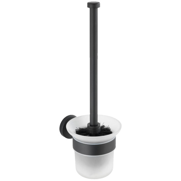 ESCOBILLERO ACERO INOX MURAL BOSIO NEGRO MATE