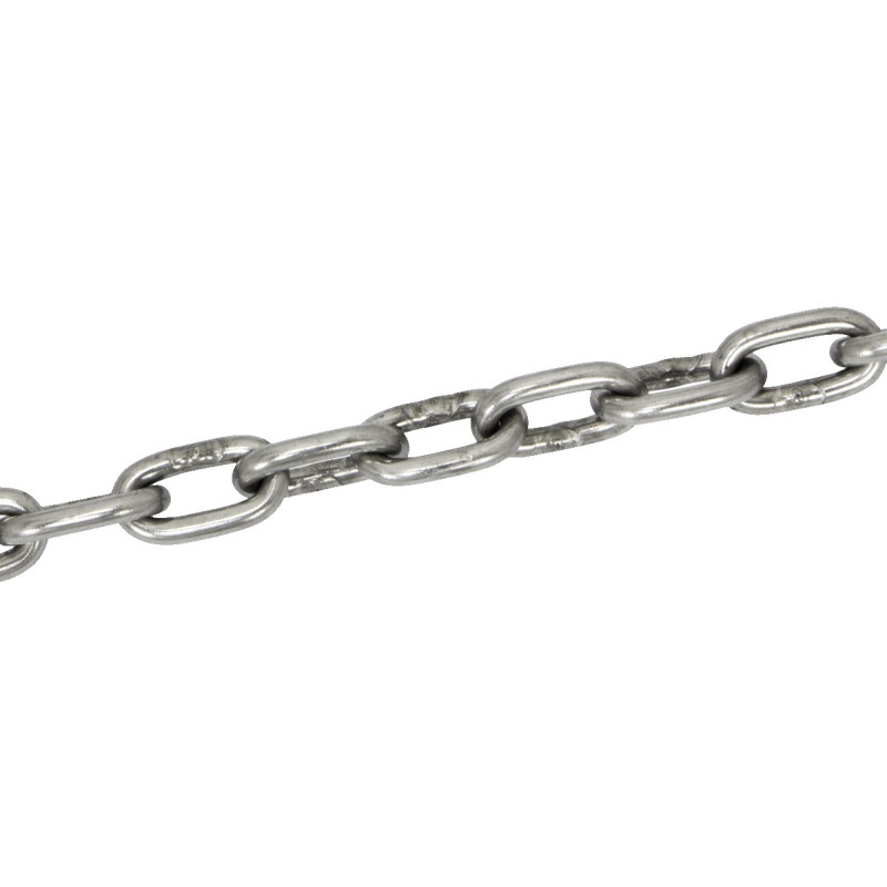 CADENA DIN-766 10MM INOX A316 25MTS