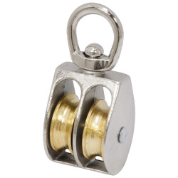 POLEA GIRAT. DOBLE RUEDA MET. 2