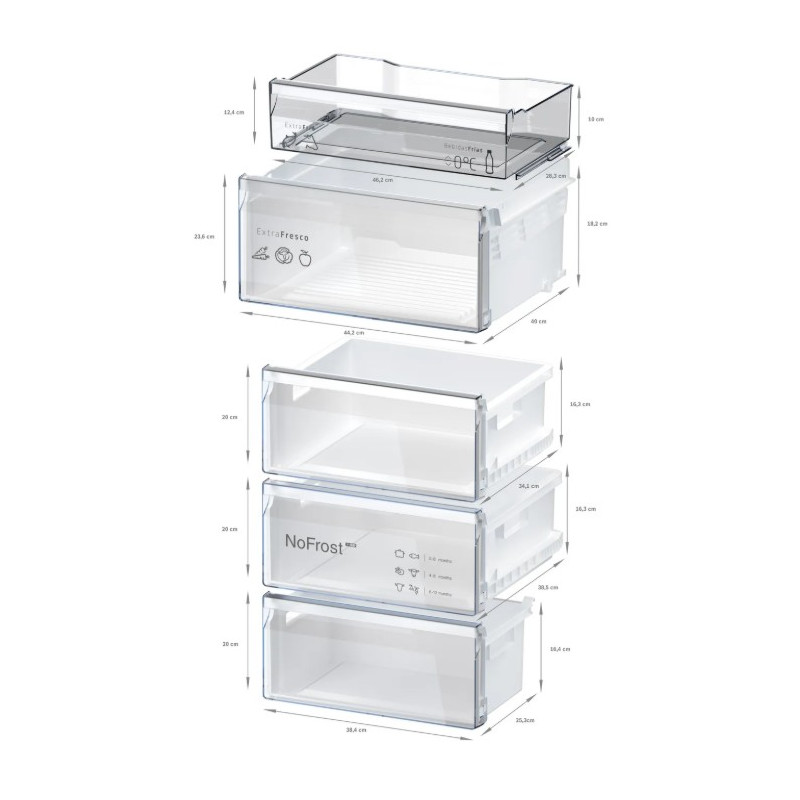 FRIGORIFICO BALAY 3KFB864XE COMBI ACERO 203x60CM