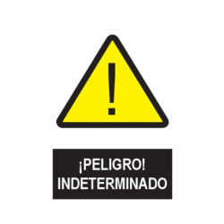 SEÑAL PELIGRO 21x29CM