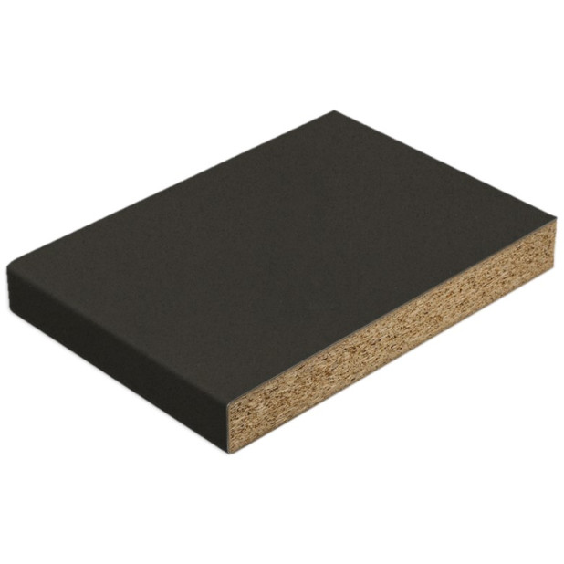MEDIA ENCIMERA 1830X630X30ML NEGRO TRENTO