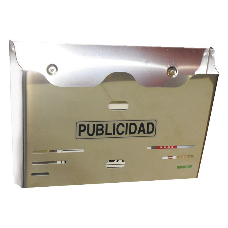 BANDEJA PUBLICIDAD PORTAL MEDIANA ACERO INOX