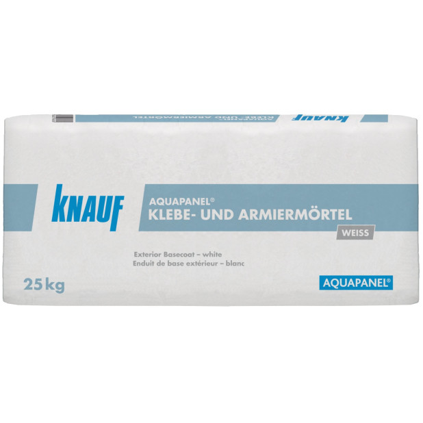 MORTERO SUPERFICIAL AQUAPANEL BLANCO 25 KG.