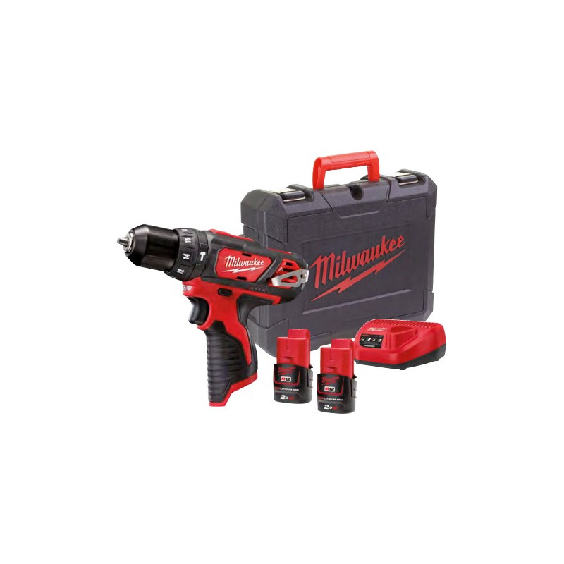 TALADRO PERCUTOR M12BPD-202C MILWAUKEE