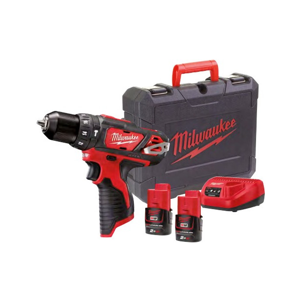 TALADRO PERCUTOR M12BPD-202C MILWAUKEE