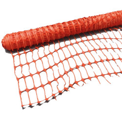 MALLA SEÑALIZACION NARANJA 70GR. 50MTS