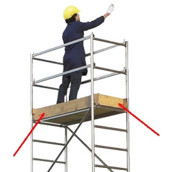 ZOCALO PLATAFORMA ANDAMIO MILLENIUM/ROLLER MOD.F