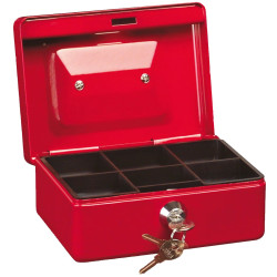 CAJA CAUDALES TRES B Nº2 ROJO