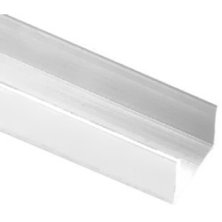 PERFIL EN .U. 16mm. 3MTS. BLANCO