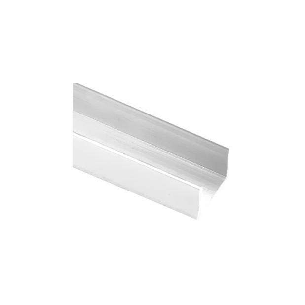 PERFIL EN .U. 16mm. 3MTS. BLANCO