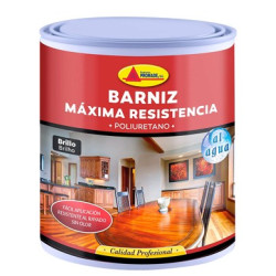 BARNIZ AGUA POLIURETANO BRILLANTE 4LTS