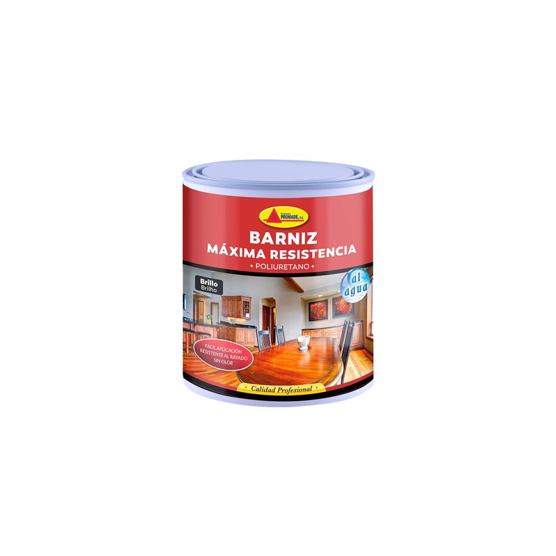 BARNIZ AGUA POLIURETANO BRILLANTE 4LTS