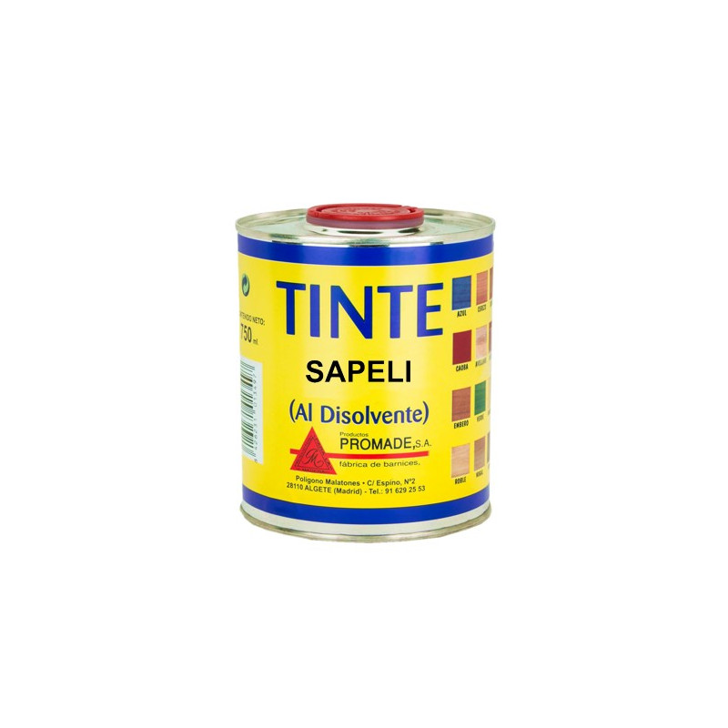 TINTE AL DISOLVENTE SAPELI 750ML