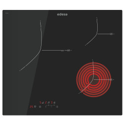 PLACA VITROCERAMICA EDESA 3 FUEGOS EVT-6328 R